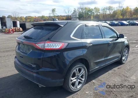 2015 Ford Edge Titanium z USA, uszkodzony, nr VIN 2FMTK4K94FBB52117